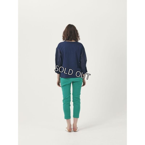 画像3: [PINETA]トップス・Tシャツ異素材切替プルオーバー (3)