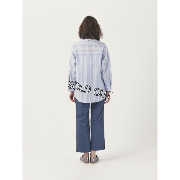 画像4: [PINETA]シャツ・ブラウスストール付長袖ブラウス (4)