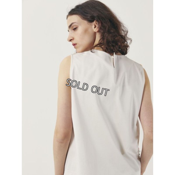 画像3: [PINETA]シャツ・ブラウス前身刺繍ノースリーブ (3)