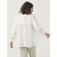 画像3: [PINETA]ニット異素材組み合わせカーディガン (3)