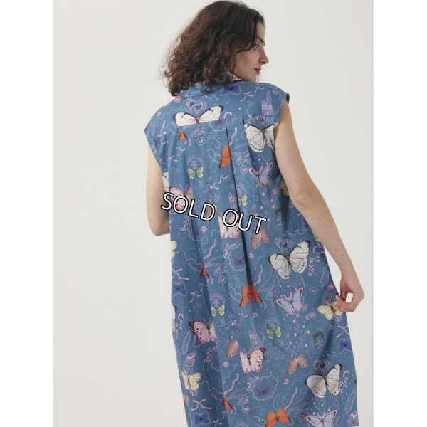 画像4: [PINETA]ワンピースフレンチスリーブワンピース (4)