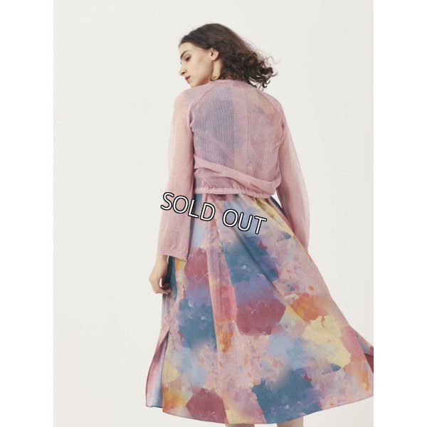 画像4: [PINETA]ワンピースプリントノースリーブワンピース (4)