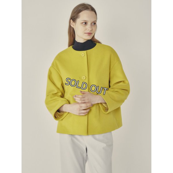 画像2: [PINETA]ジャケット ノーカラー　ジャケット (2)