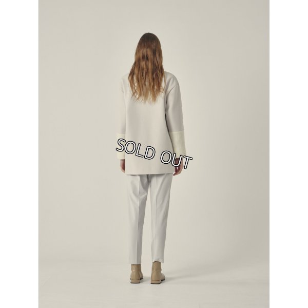 画像4: [PINETA]ジャケット ボア使いZIP丈長ジャケット (4)