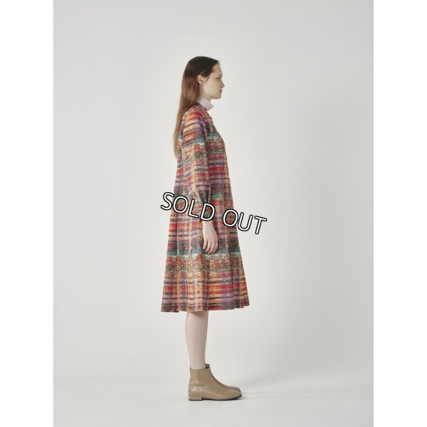 画像3: [PINETA]ワンピース プリント　マオカラー (3)