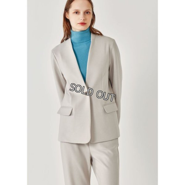 画像2: [PINETA]ジャケット ノーカラー　ジャケット (2)