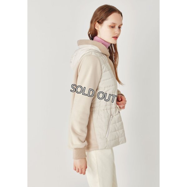 画像2: [PINETA]ジャケット 異素材組み合わせ　中綿ジャケット (2)