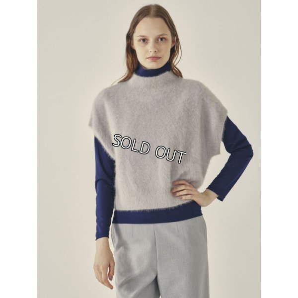 画像2: [PINETA]ニット ハイネック　フレンチベスト (2)