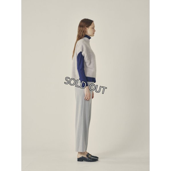 画像2: [PINETA]パンツ ハイウエスト　セミワイド　ストレートパンツ (2)