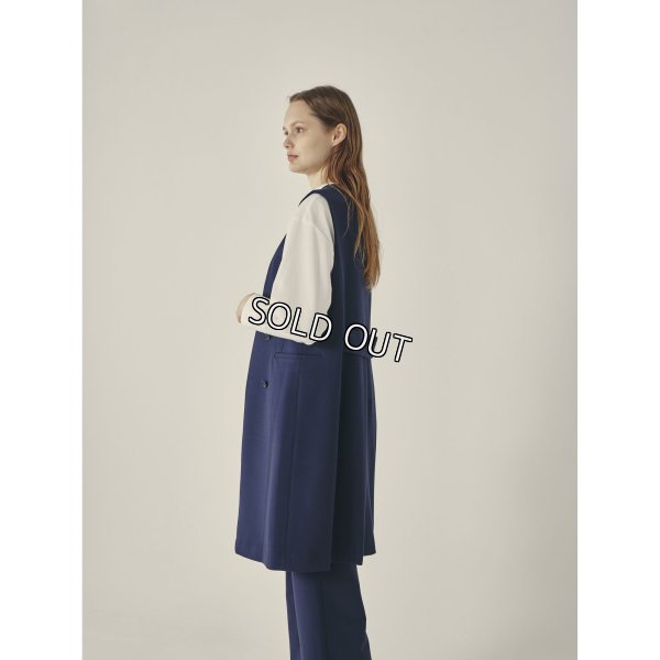 画像3: [PINETA]ジャケット 後センタースリット入り　ロングジレ (3)