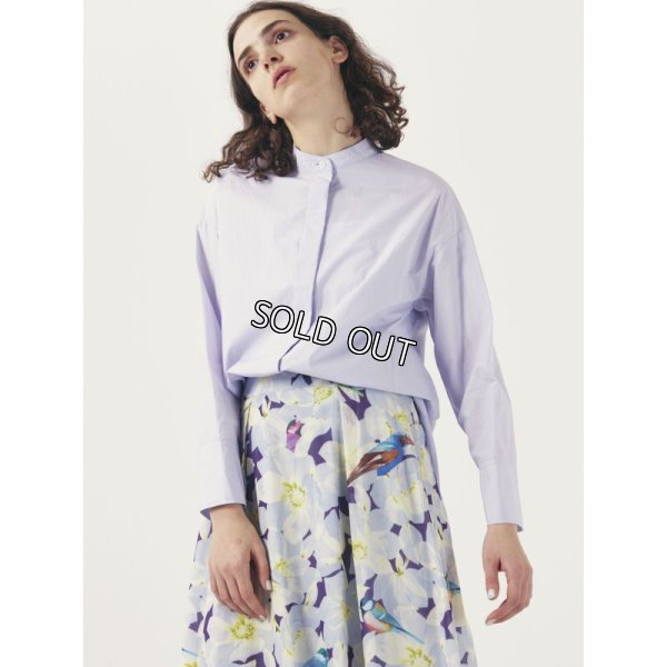 画像2: [PINETA]シャツ・ブラウス後身頃フリル付デザインブラウス (2)