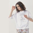 画像1: [PINETA]トップス・Tシャツ単色プリントドルマン袖Ｔシャツ (1)