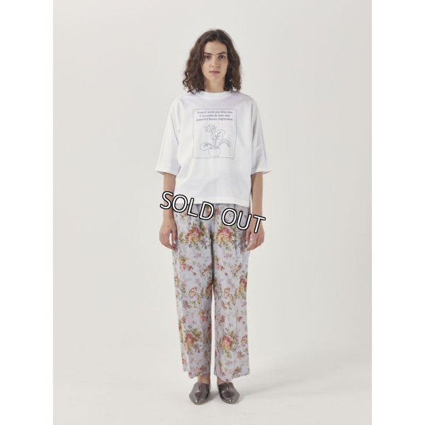 画像2: [PINETA]トップス・Tシャツ単色プリントドルマン袖Ｔシャツ (2)