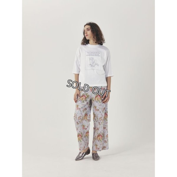 画像5: [PINETA]トップス・Tシャツ単色プリントドルマン袖Ｔシャツ (5)