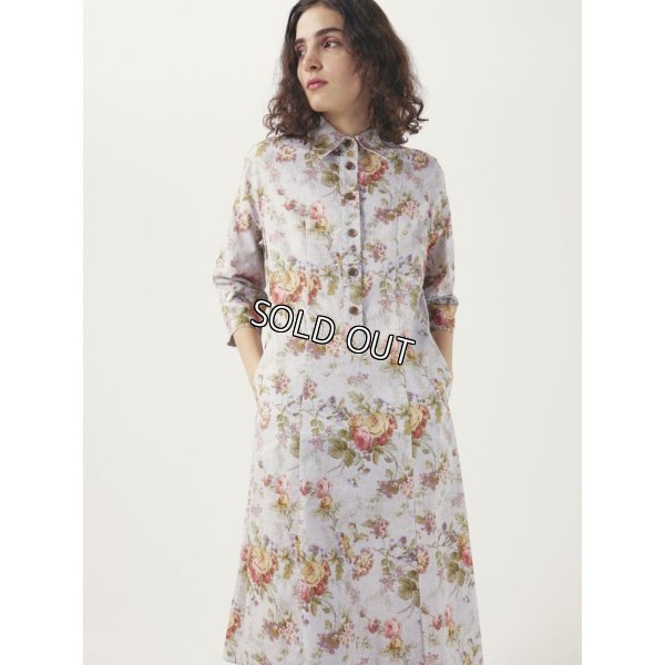 画像2: [PINETA]ワンピース衿付切替デザインワンピース (2)