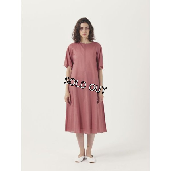 画像3: [PINETA]ワンピース２枚重ねＡラインフレアワンピース (3)