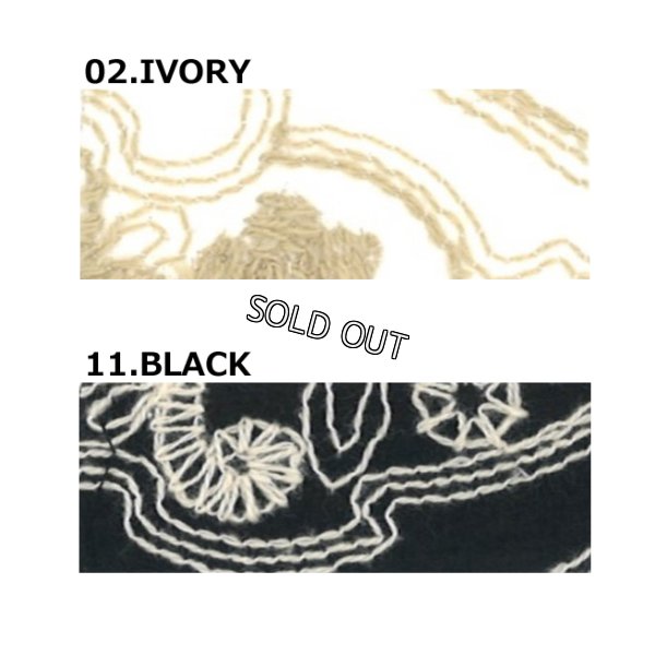 画像4: [PINETA]シャツ・ブラウス 衿付刺繍ブラウス (4)