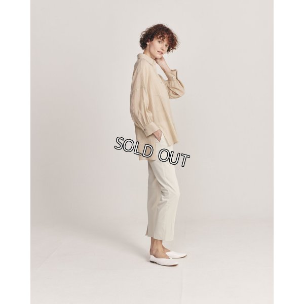 画像2: [PINETA]シャツ・ブラウス ワッシャー加工長袖ＢＩＧブラウス (2)