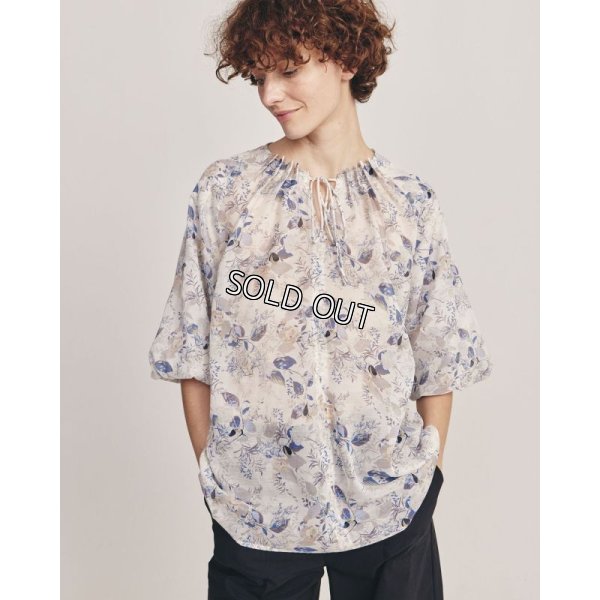 画像2: [PINETA]シャツ・ブラウス シフォンプリントＰ／Ｏ (2)