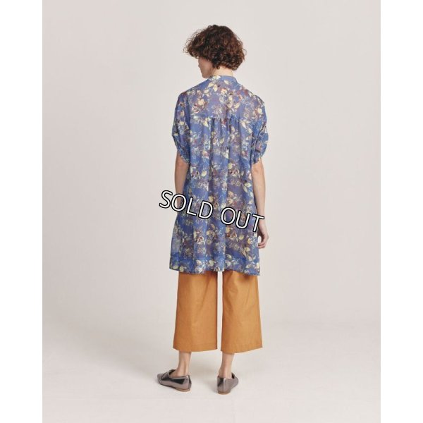 画像3: [PINETA]ワンピース シフォンプリントブラウスワンピース (3)