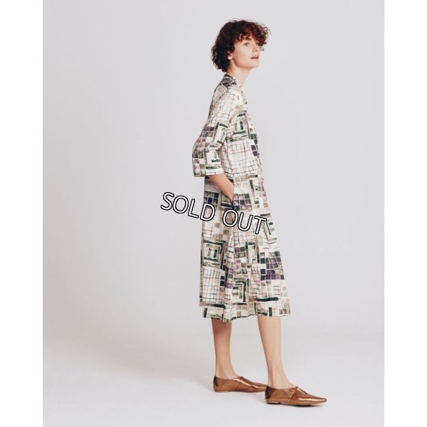 画像2: [PINETA]ワンピース タイプライタープリントワンピース (2)