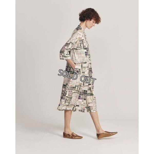 画像3: [PINETA]ワンピース タイプライタープリントワンピース (3)