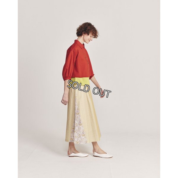 画像2: [PINETA]スカート シーチングプリントスカート (2)