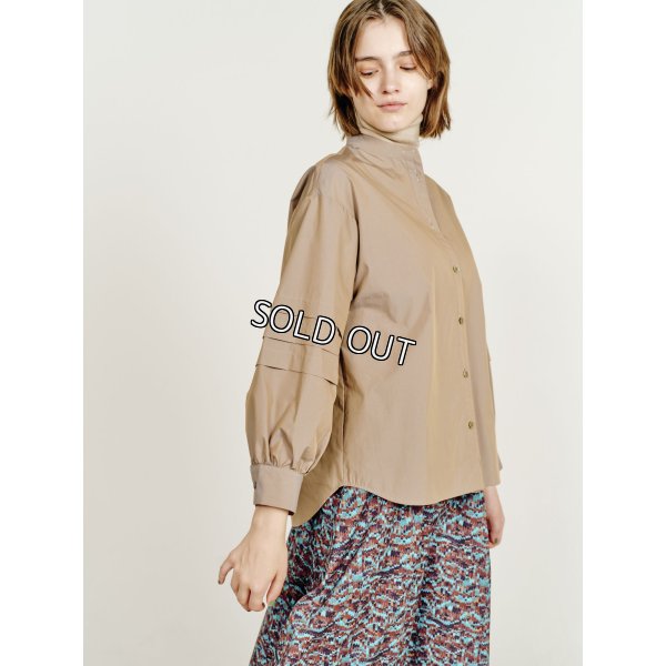 画像2: [PINETA]シャツ・ブラウス スタンド衿 (2)