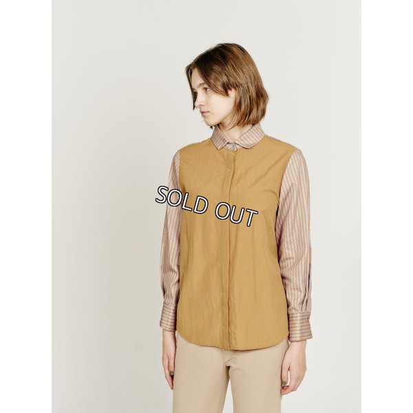 画像2: [PINETA]シャツ・ブラウス 配色デザイン (2)