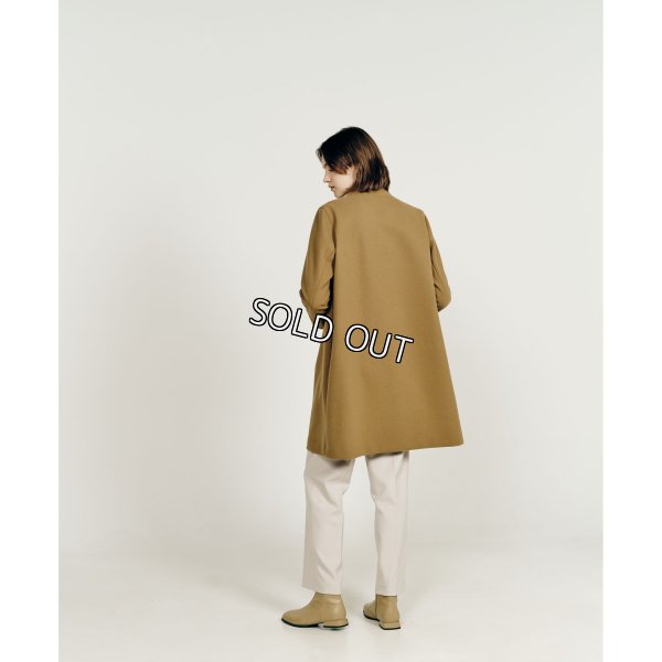 画像3: [PINETA]ジャケット ノーカラー丈長 (3)