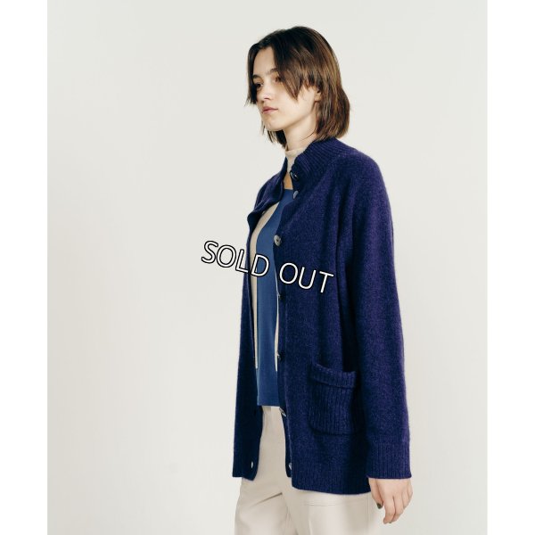 画像2: [PINETA]ニット ハイネック　カーディガン (2)