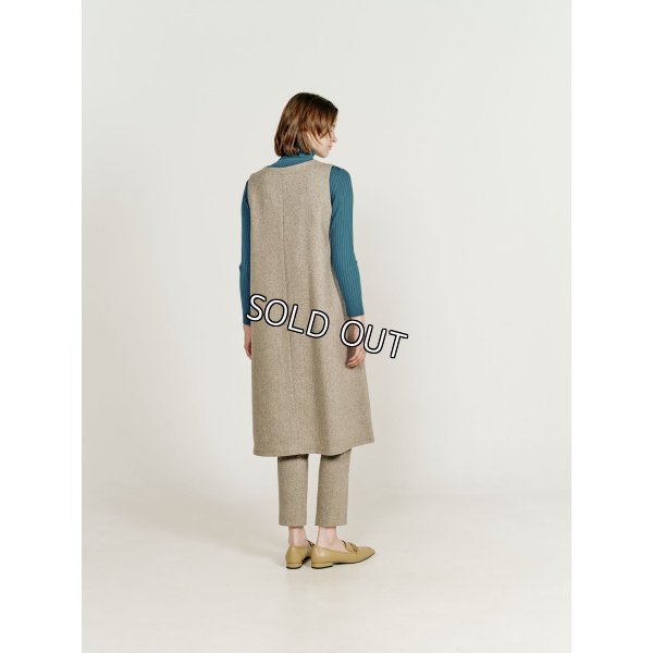 画像3: [PINETA]ワンピース 深Ｖネック　ノースリーブ (3)