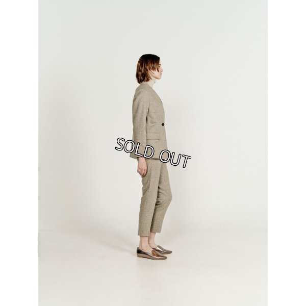 画像2: [PINETA]パンツ ツィード　ストレート　パンツ (2)