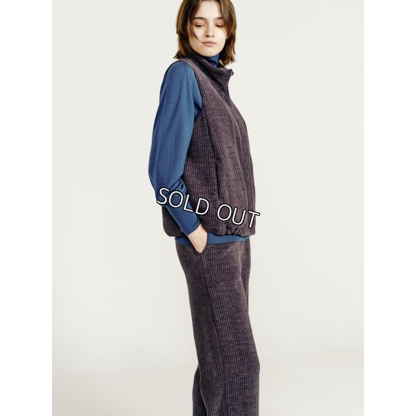 画像2: [PINETA]ジャケット 裏キルト　スタンドカラー　ベスト (2)