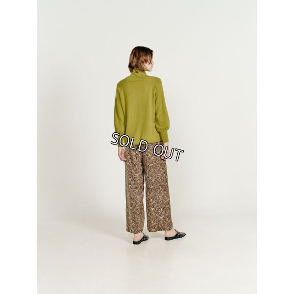 画像3: [PINETA]ニット ハイネック　袖口リブセーター (3)