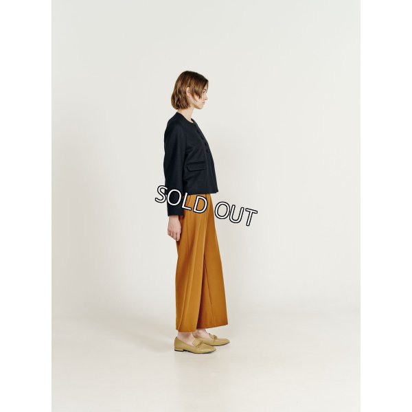 画像2: [PINETA]パンツ タック入り　セミワイドパンツ (2)