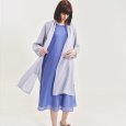 画像1: [PINETA]コート Ｂｉｇヘチマ衿羽織タイプサマーコート/4月下旬配送 (1)