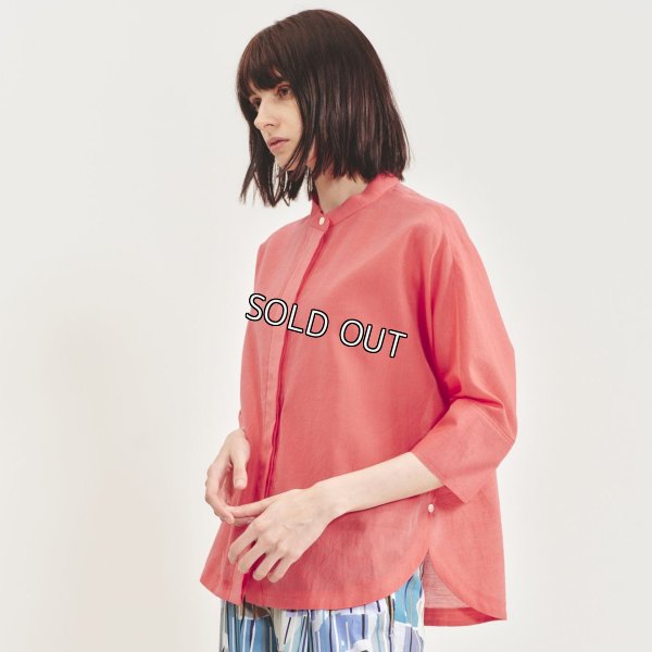 画像1: [PINETA]シャツ・ブラウス ７分袖ドルマン袖デザインブラウス (1)