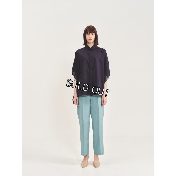 画像3: [PINETA]シャツ・ブラウス 衿付きＢｉｇ羽織タイプブラウス (3)