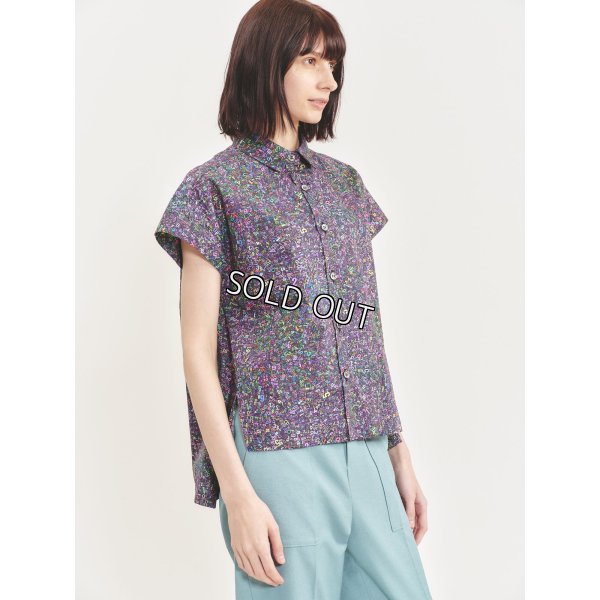 画像2: [PINETA]シャツ・ブラウス フレンチスリーブシャツブラウス (2)