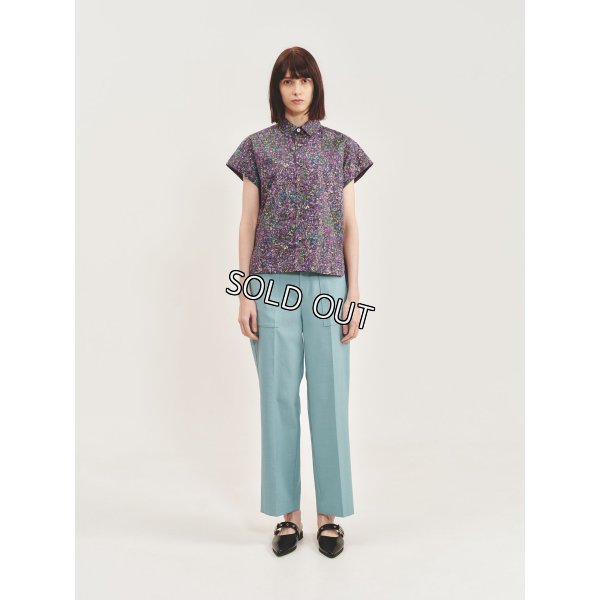 画像3: [PINETA]シャツ・ブラウス フレンチスリーブシャツブラウス (3)