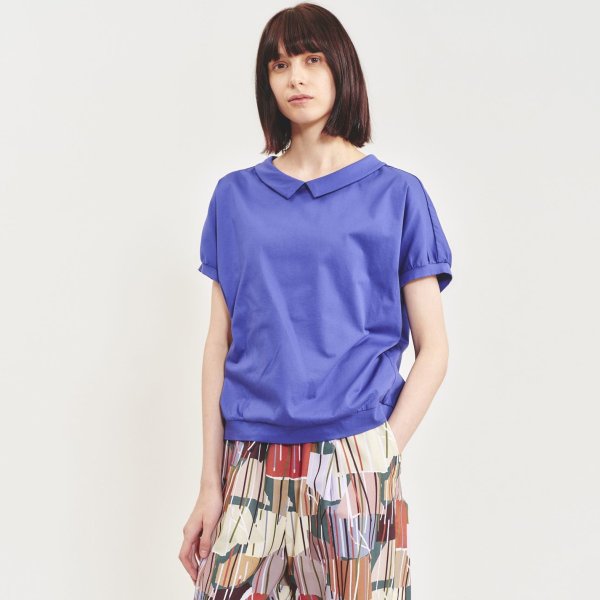 画像1: [PINETA]トップス・Tシャツ Ｂｉｇシルエットショート丈プルオーバー/4月中旬配送 (1)