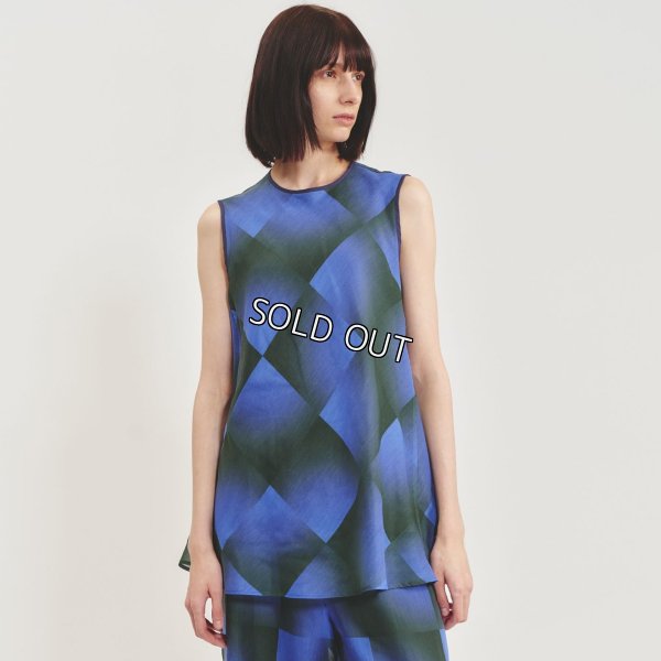 画像1: [PINETA]トップス・Tシャツ バイヤス使い裾フレアノースリーブ (1)