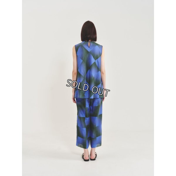 画像2: [PINETA]トップス・Tシャツ バイヤス使い裾フレアノースリーブ (2)