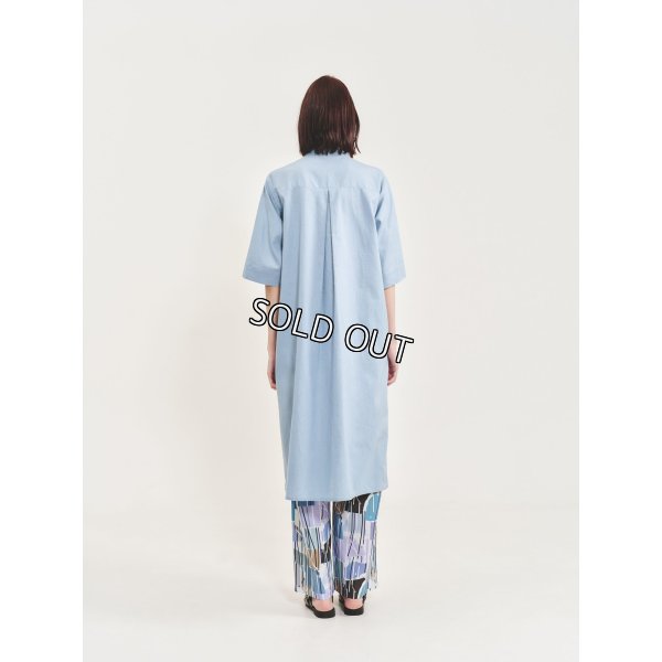 画像3: [PINETA]ワンピース 前開きノーカラーワンピース (3)