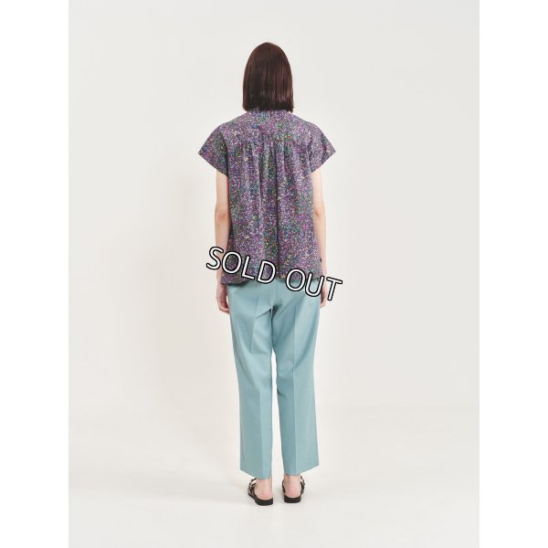 画像2: [PINETA]パンツ センタープレス入りワイドパンツ (2)