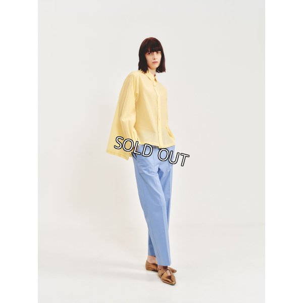 画像3: [PINETA]パンツ センタープレス入りワイドパンツ (3)