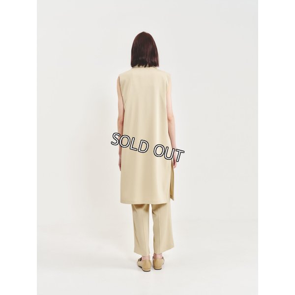 画像3: [PINETA]ジャケット テーラー衿ロングジレ (3)