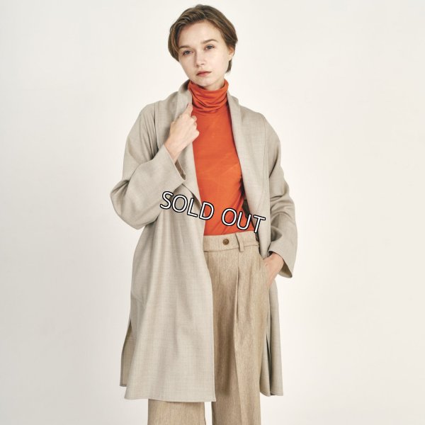 画像1: [PINETA]コート ハイカウントフラノコート (1)