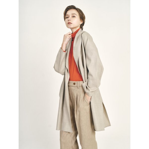 画像2: [PINETA]コート ハイカウントフラノコート (2)